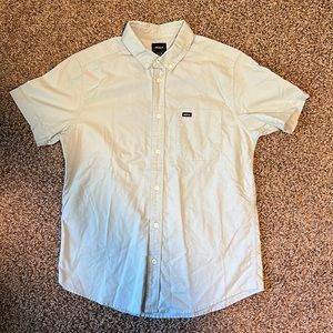 RVCA Slim Fit Short Sleeve Button Up
